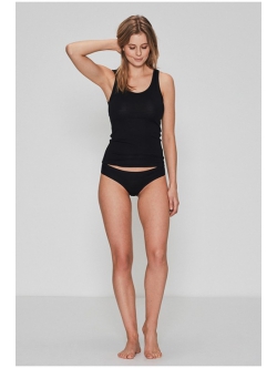 JBS of Denmark top wide straps wool, Mørk grå melange