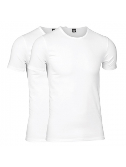 JBS 2-pak bambus t-shirt med V-hals i hvid til herre