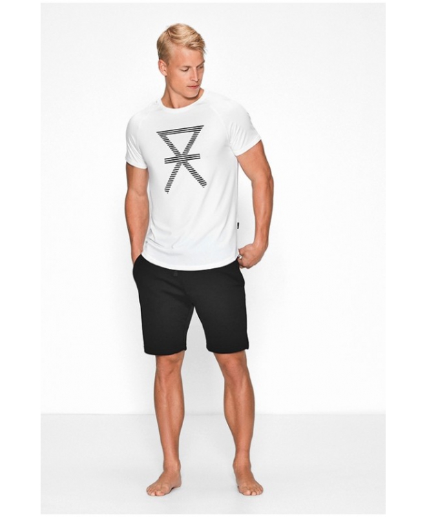 JBS OF DENMARK T-SHIRT W/PRINT, HVID