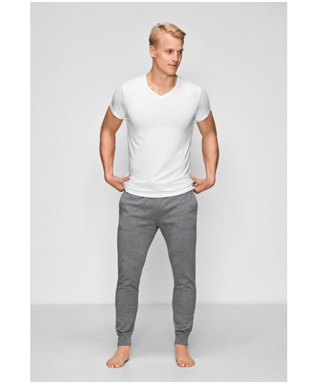 JBS OF DENMARK T-SHIRT V-NECK, HVID BAMBUS