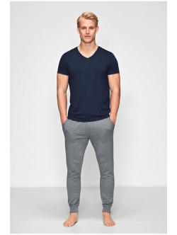 JBS OF DENMARK T-SHIRT V-NECK, SORT BAMBUS