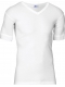 JBS bomulds t-shirt i hvid med V-hals til herre