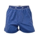 JBS boksershorts med klassiske striber i blå til herre