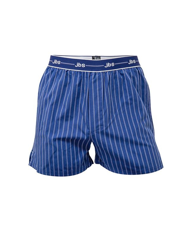 JBS boksershorts med klassiske striber i blå til herre