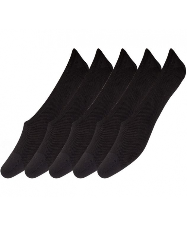 Decoy - 5pak "hurtigtørrende" Footies i sort