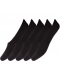 Decoy - 5pak "hurtigtørrende" Footies i sort