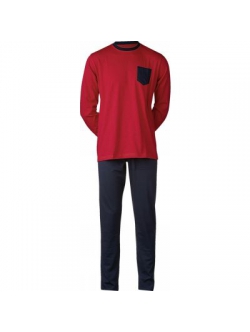 JBS pyjamas jersey i rød til herre