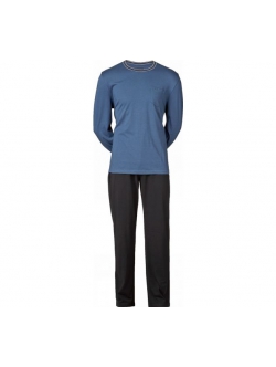 JBS pyjamas jersey i lyseblå til herre