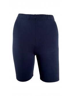 Festival bambus shorts/skånebuks i navy til kvinder
