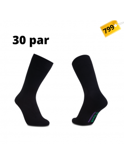 iZ Sock 30par bambusstrømper i sort