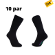 iZ Sock 10par bambusstrømper i sort