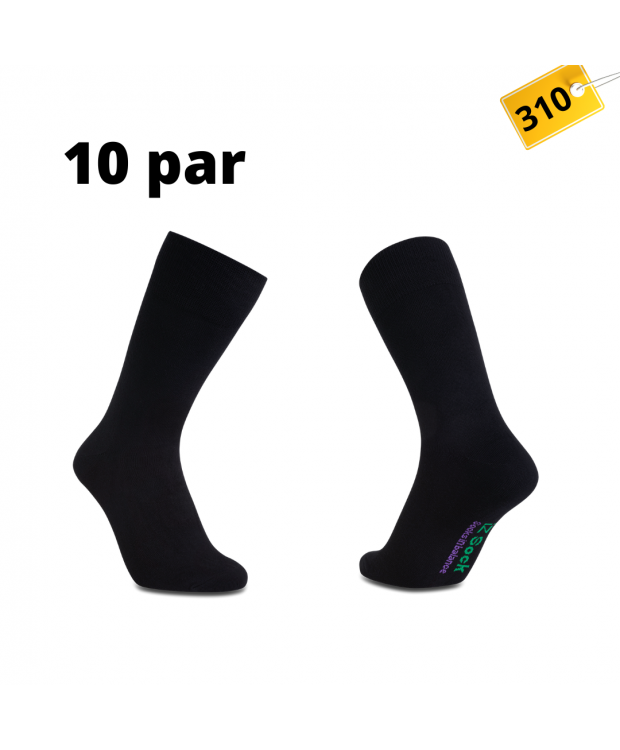 iZ Sock 10par bambusstrømper i sort
