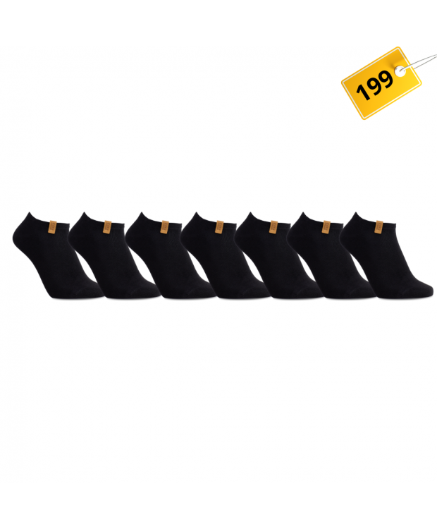 iZ Sock 7pak bambus ankelstrømper i sort ( SOKKEPOSTENS BEDSTE BAMBUS STRØMPER 2021 )