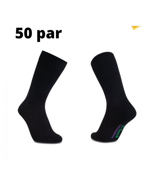 iZ Sock 50par bambusstrømper i sort