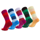 iZ Sock - 5 par bambusstrømper med brede striber. Unisex