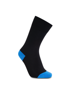 iZ Sock - bambusstrømper i sort og blå . Unisex