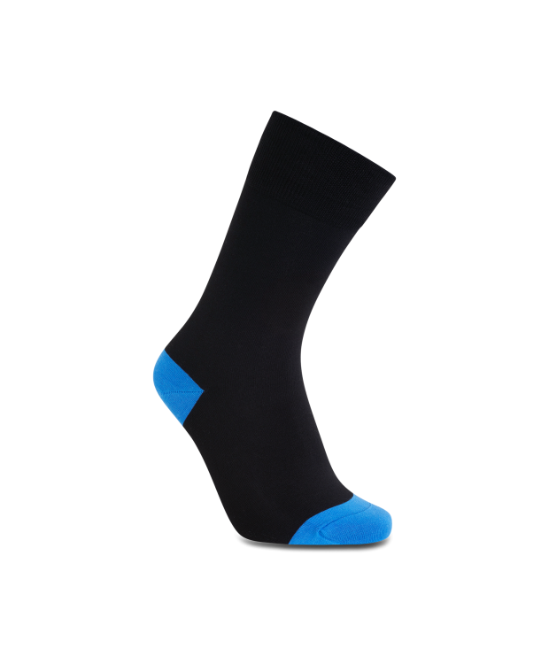 iZ Sock - bambusstrømper i sort og blå . Unisex