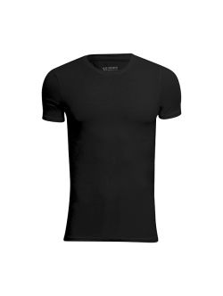 JBS 2-pak bambus t-shirt med rund hals i sort til herre