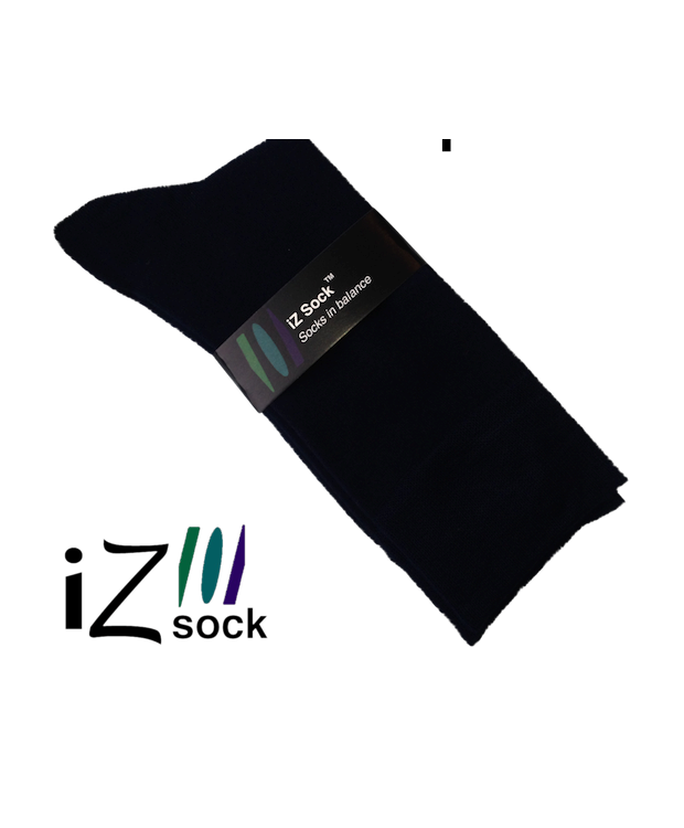 iZ Sock - bomuldsstrømper i sort. Unisex