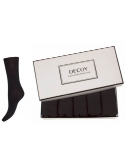 Bambusstrømper i sort/blå til herre