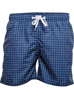JBS badeshorts i mørkeblå med mønster til herre