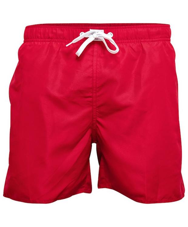 JBS klassiske badeshorts i rød til herre