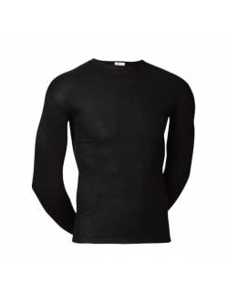 JBS langærmet bomulds t-shirt i sort til herre
