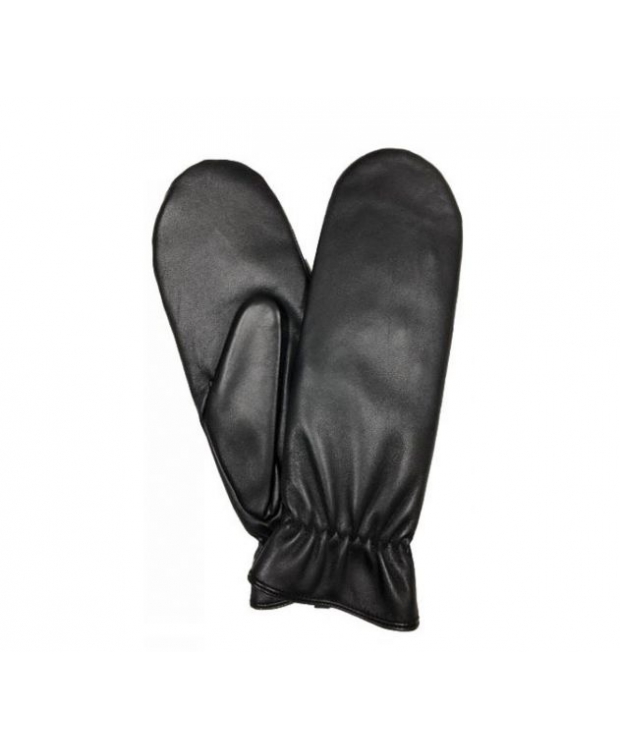 Decoy læder luffe med foer til kvinder i sort