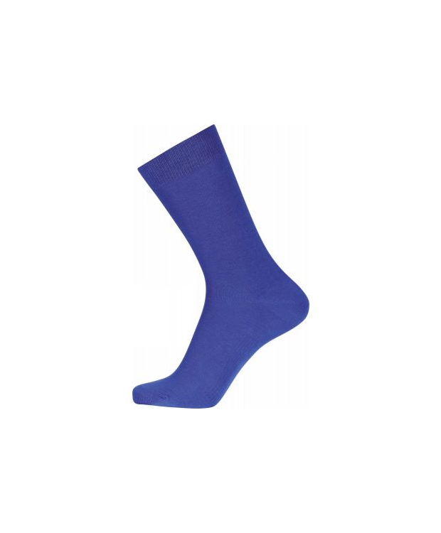 Egtved bomuldsstrømper “Ventilated sole” i blå til herre