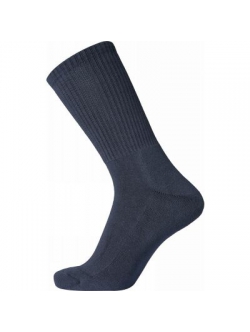 Egtved Bomuldsstrømpe, lækker blød “Terry Sole”. Mørkeblå