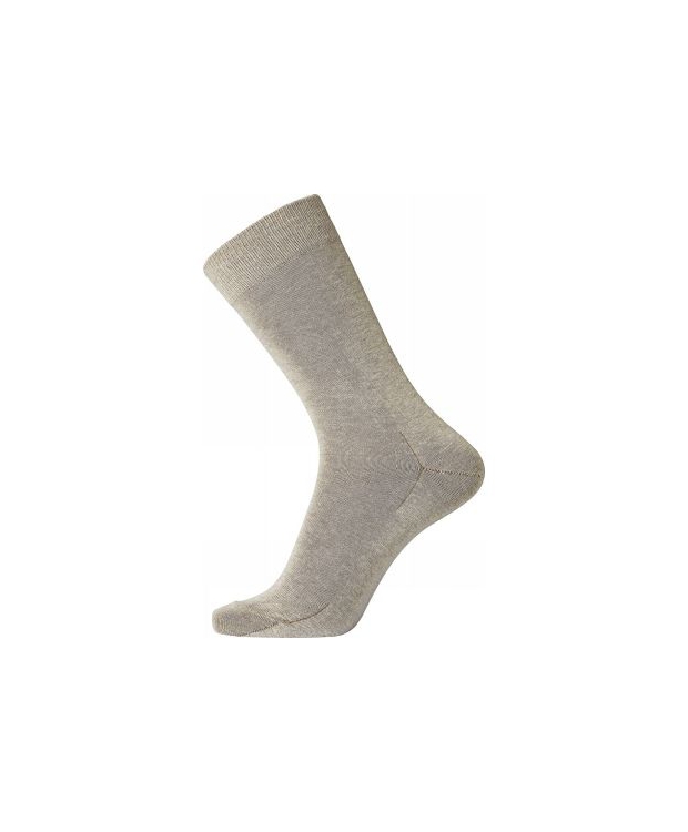 Sandfarvet bomuldsstrømper fra Egvted. 100% bomuld