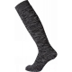 Egtved uld knæstrømper “Thermo socks” i sort og mørkegrå