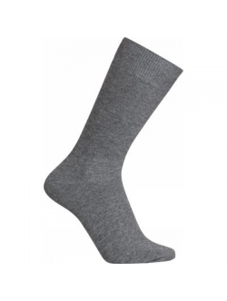 Claudio Klassisk Herrestrømper ensfarvet mørk gråmeleret