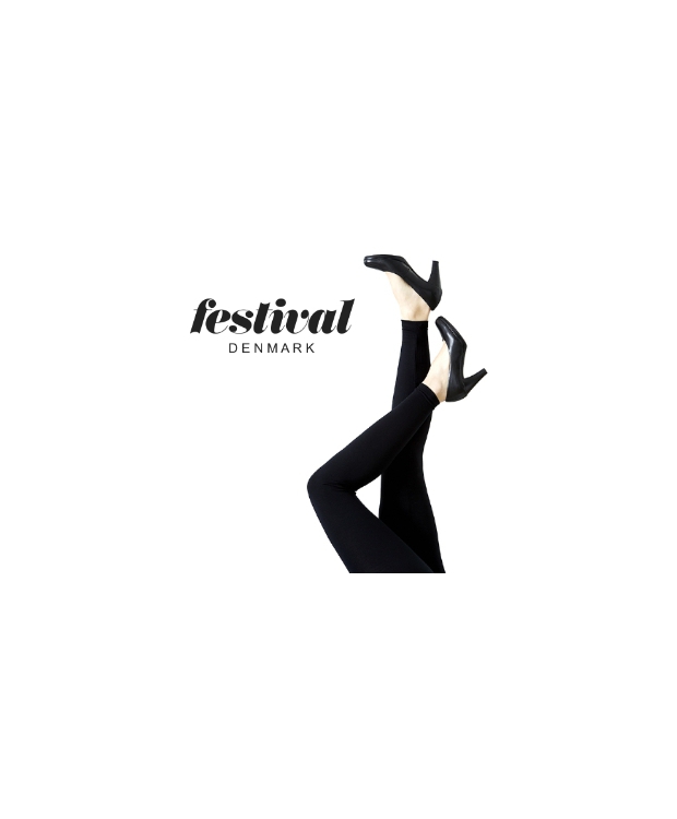 Festival Bambus legging 100% naturprodukt, Sorte.