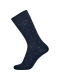 JBS bomuldsstrømpe i navy med lyse prikker til herre