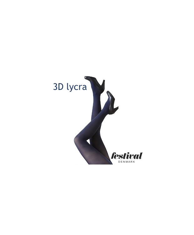 Strømpebukser, Amelie 40D. Marine tight. Festival