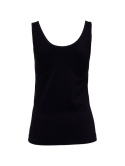 Top fra Decoy med brede stropper. Sort