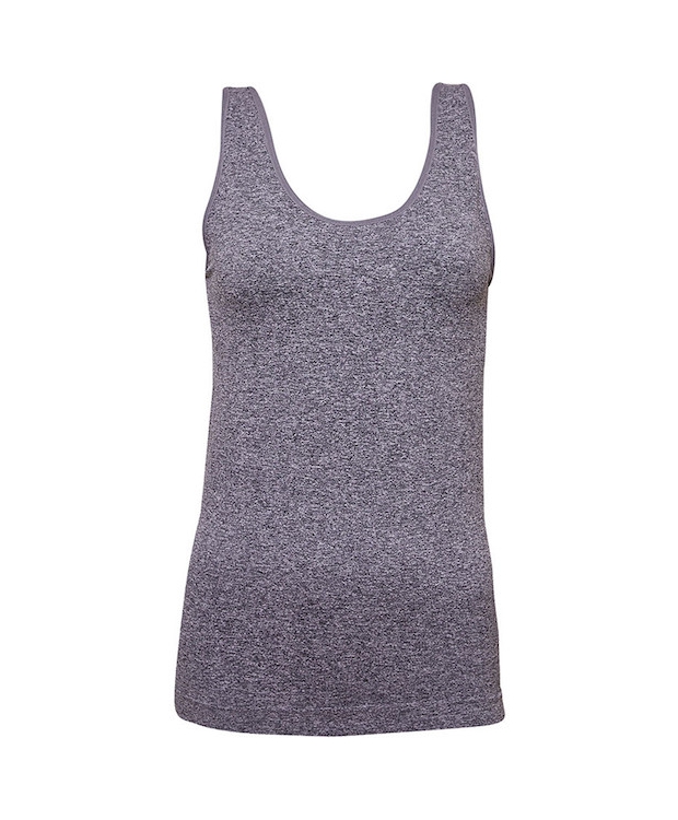 Top fra Decoy med brede stropper. Gråmeleret