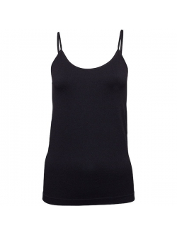 Top fra Decoy med tynde stropper. Sort.