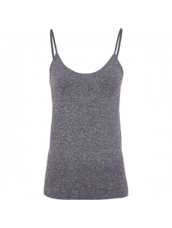 Top fra Decoy med tynde stropper. gråmeleret.