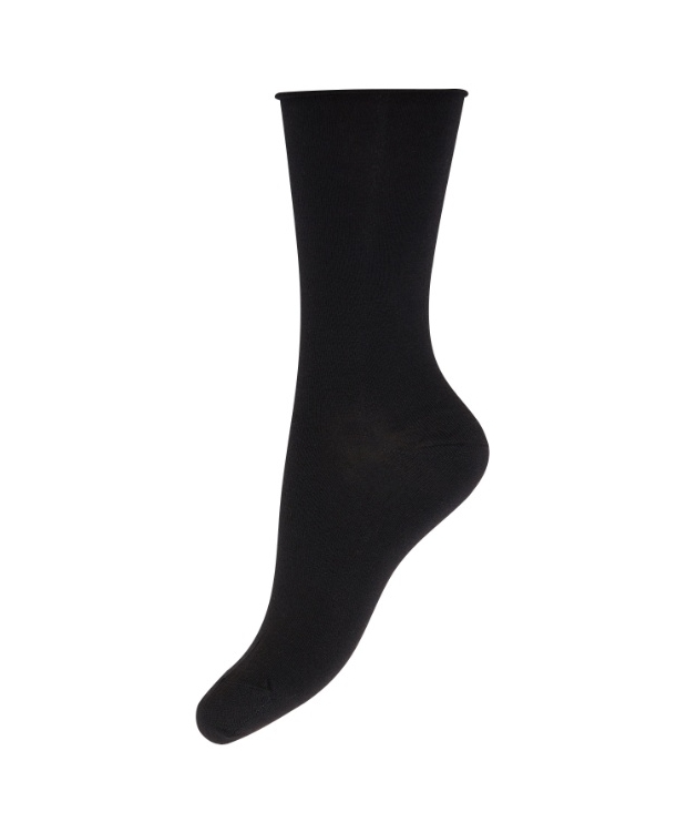 Sorte bambus strømper til kvinder fra Decoy, Sort.