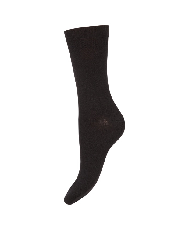 Merinould strømpe til kvinder fra Decoy, sort