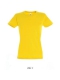 Lækker gul T-Shirt til kvinder – SOLs med rund hals