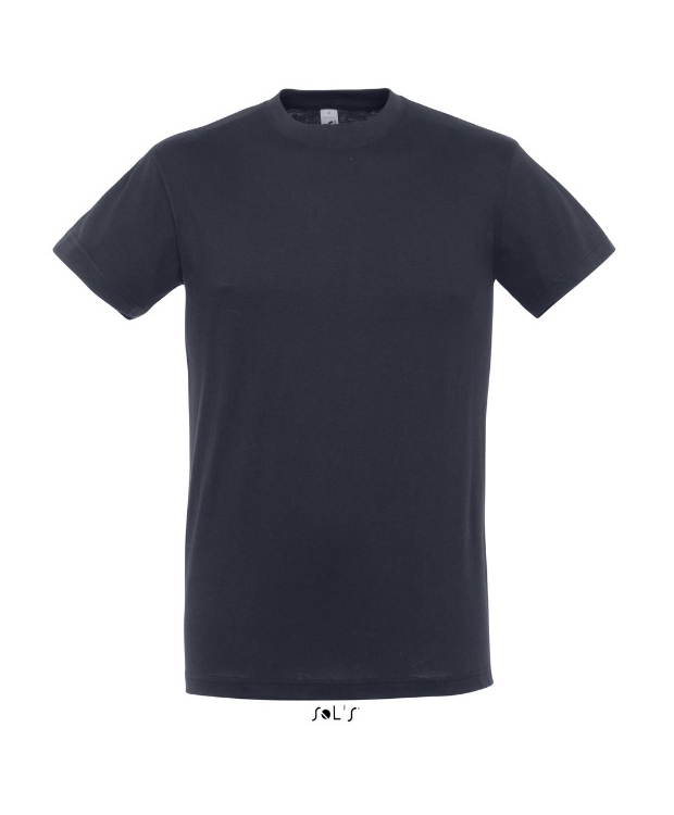Sols Regent – Navy T-shirt. Klassisk snit med rund hals