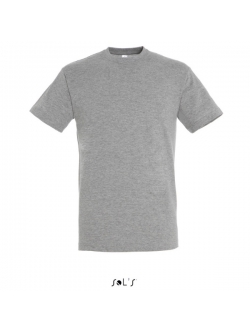 Sols Regent – Grå t-shirts i bomuld – Rund hals.