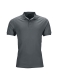 Flot mørkegrå poloshirt. – Mens poloshirt, Piqué. Elastic