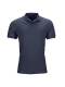 Klassisk navy blå poloshirt. – Mens poloshirt, Piqué. Elastic