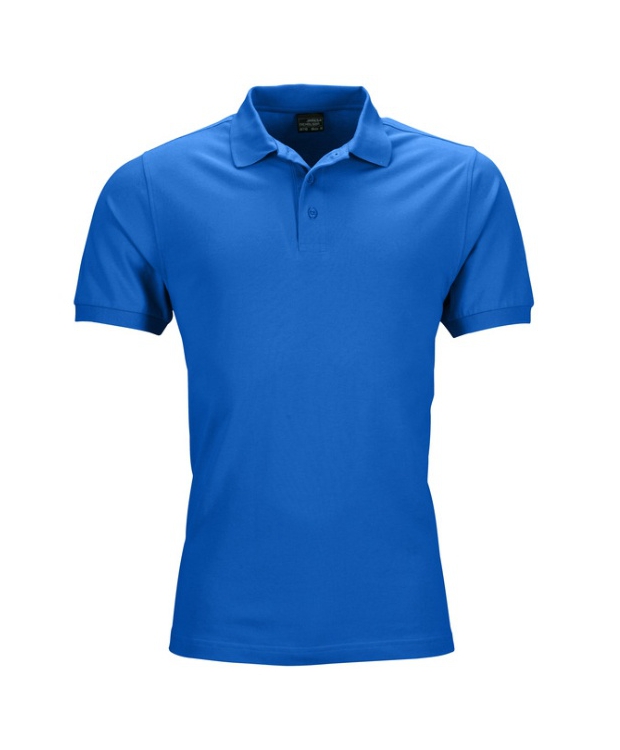 Mens Polo Piqué, Elastic – Lækker blå