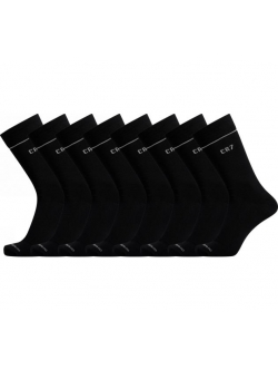 Gaveæske. 7 par lækre bambus strømper fra CR7. Sorte