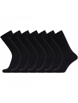 JBS 7-pak bambusstrømper i klassisk sort til herre - Gaveæske